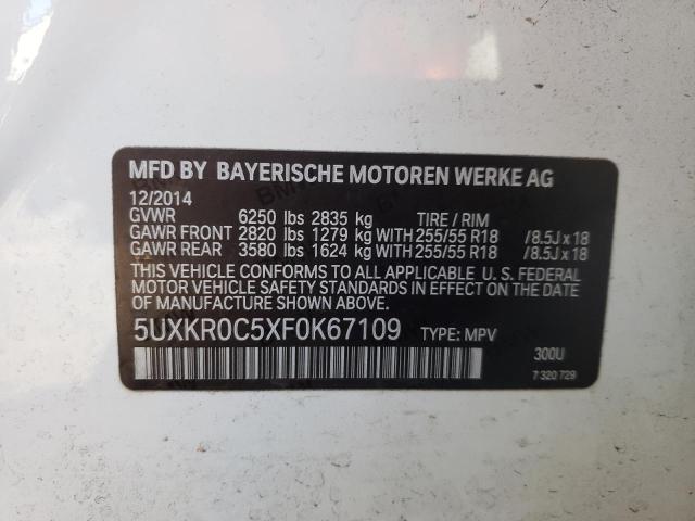 5UXKR0C5XF0K67109 BMW X5 Xdrive35i