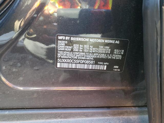 5UXKR0C55F0P08581 BMW X5 Xdrive35i
