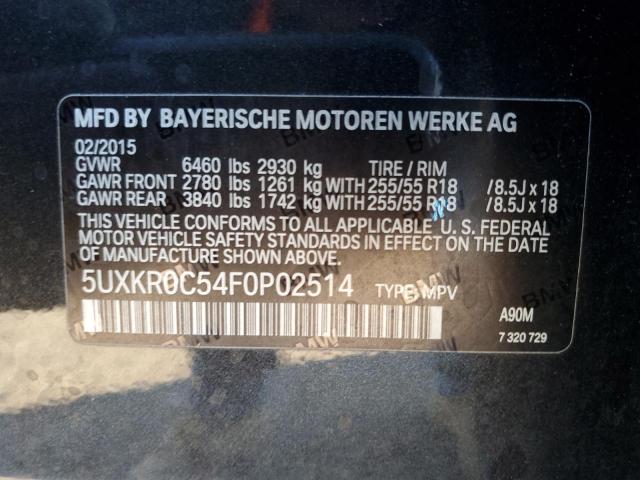 5UXKR0C54F0P02514 BMW X5 Xdrive35i