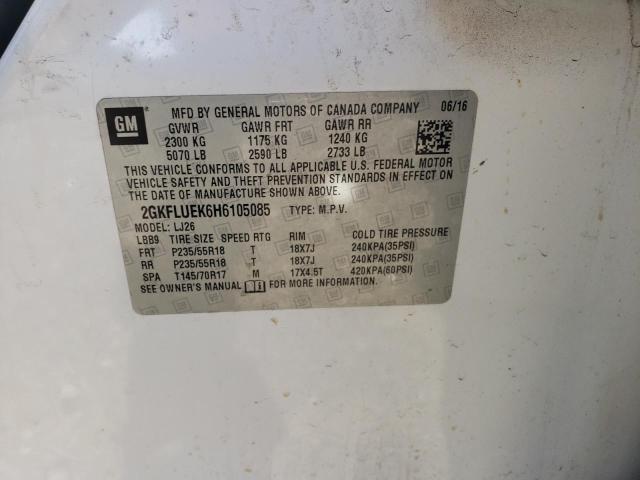 2GKFLUEK6H6105085 GMC Terrain Slt