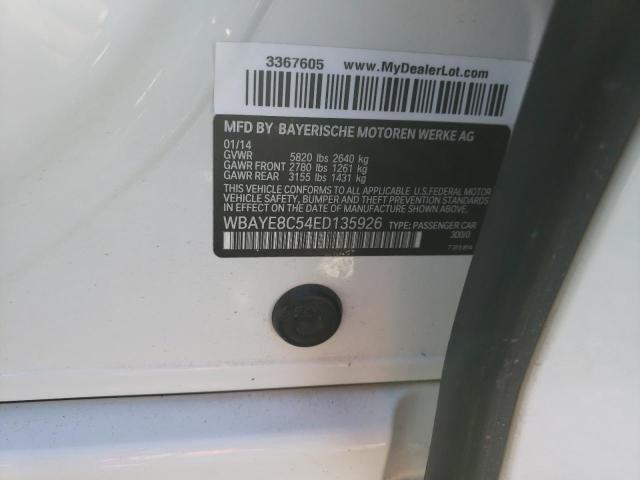 WBAYE8C54ED135926 BMW 750 LI