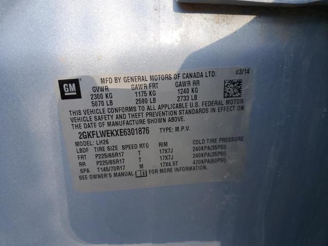 2GKFLWEKXE6301876 GMC Terrain Sle