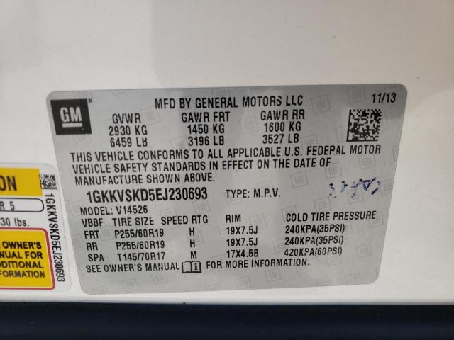 1GKKVSKD5EJ230693 GMC Acadia Slt-2