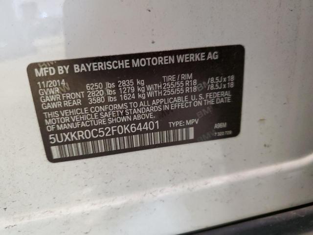 5UXKR0C52F0K64401 BMW X5 Xdrive35i