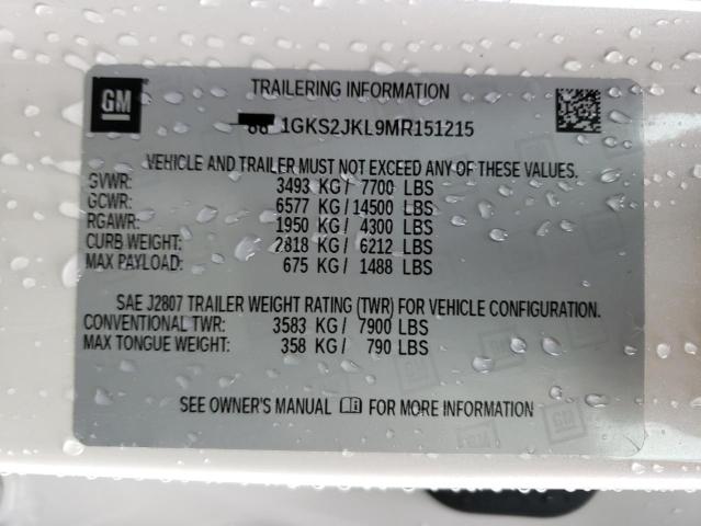 1GKS2JKL9MR151215 GMC YUKON XL DENALI