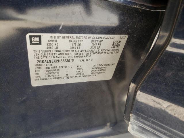 2GKALNEK2H6323010 GMC Terrain Sle