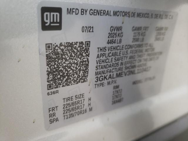 3GKALMEV3NL110417 GMC Terrain Sle