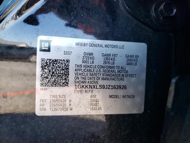 1GKKNXLS9JZ163926 GMC Acadia Denali