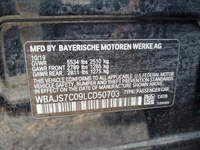 WBAJS7C09LCD50703 BMW M550xi