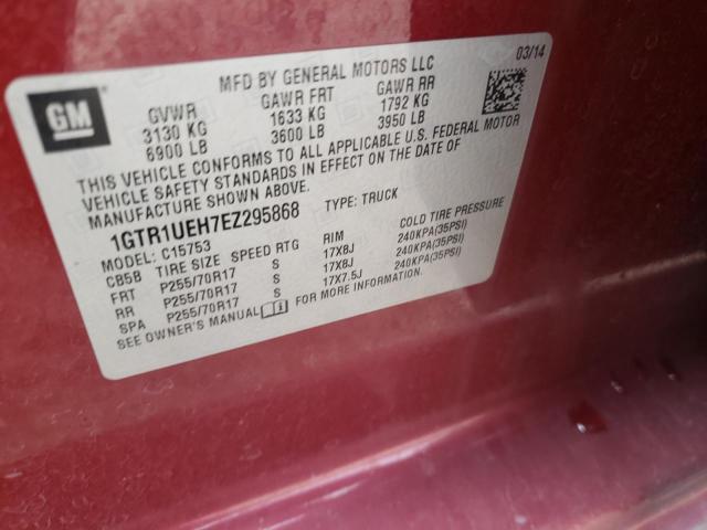 1GTR1UEH7EZ295868 GMC Sierra C1500 Sle