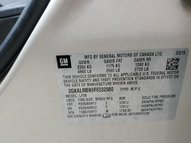 2GKALMEK6F6332980 GMC Terrain Sle