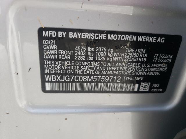 WBXJG7C08M5T59712 BMW X1 Sdrive28i