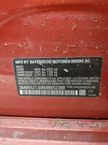 3MW5U7J06M8B52388 BMW M340I