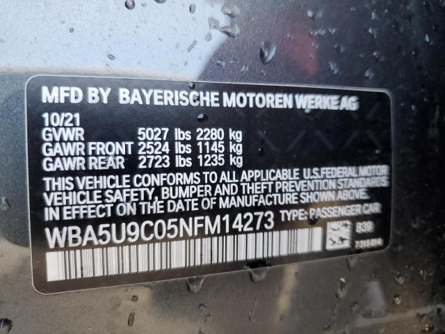 WBA5U9C05NFM14273 BMW M340XI