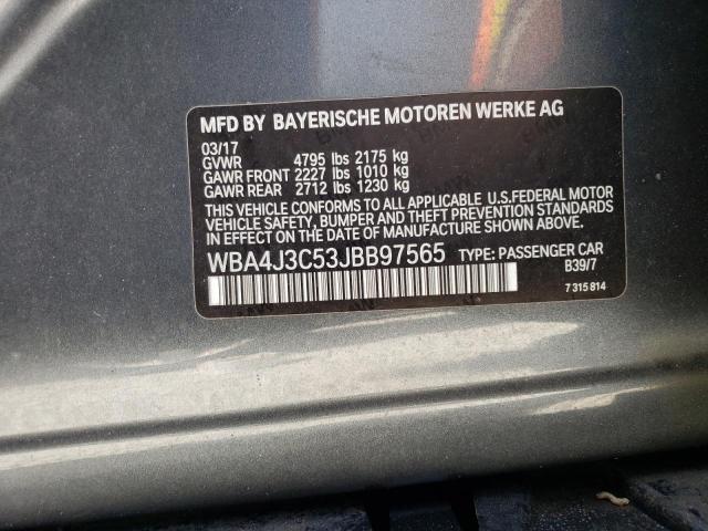 WBA4J3C53JBB97565 BMW 430xi Gran Coupe