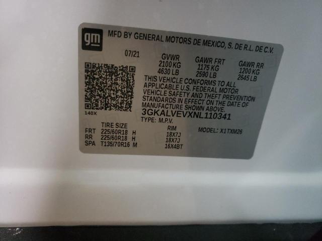 3GKALVEVXNL110341 GMC Terrain Slt