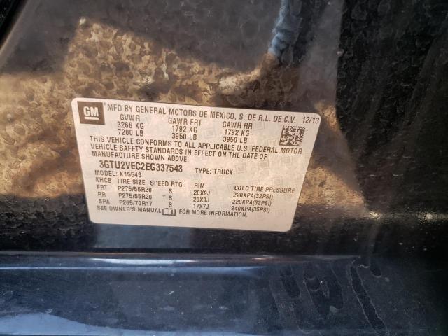 3GTU2VEC2EG337543 GMC Sierra K1500 Slt