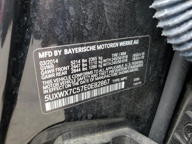 5UXWX7C57E0E82867 BMW X3 Xdrive35i