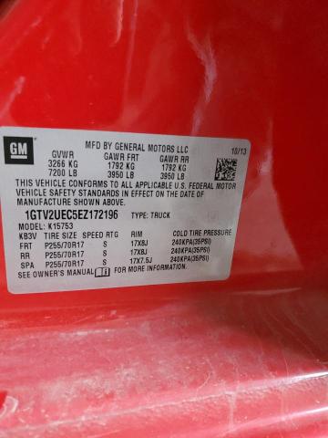 1GTV2UEC5EZ172196 GMC Sierra K1500 Sle