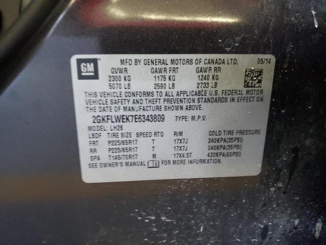 2GKFLWEK7E6343809 GMC Terrain Sle