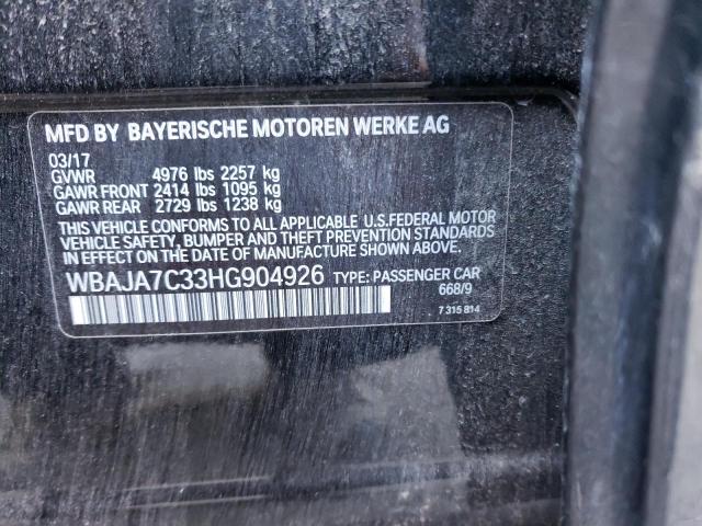 WBAJA7C33HG904926 BMW 530 XI