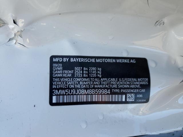 3MW5U9J08M8B59984 BMW M340XI