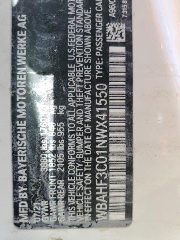 WBAHF3C01NWX41550 BMW Z4 Sdrive30i