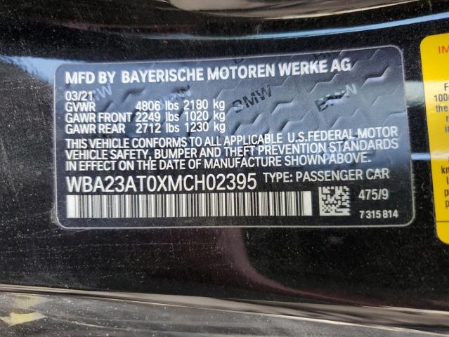 WBA23AT0XMCH02395 BMW 430I