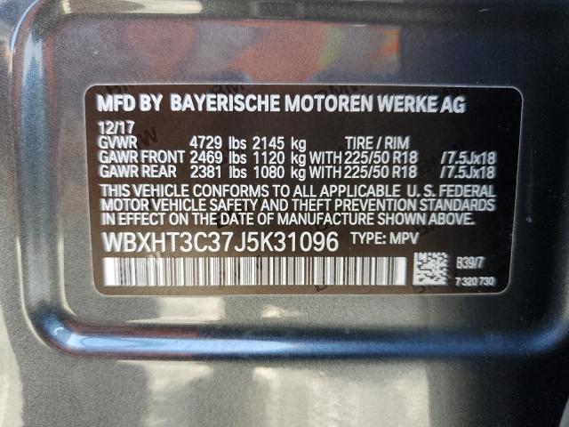 WBXHT3C37J5K31096 BMW X1 Xdrive28i