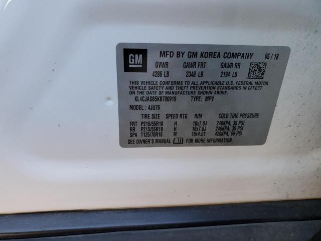 KL4CJASB5KB700919 Buick Encore Preferred