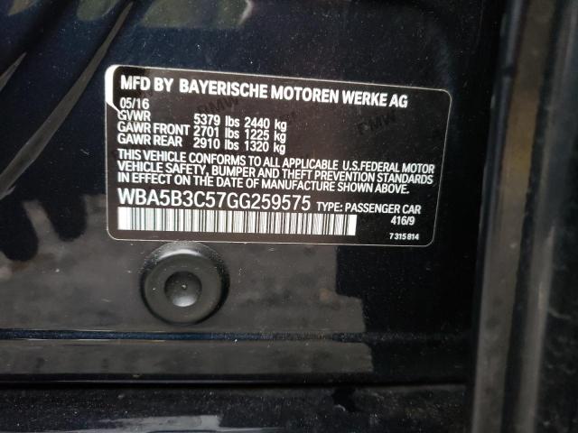WBA5B3C57GG259575 BMW 535 XI