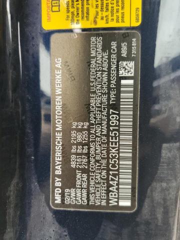 WBA4Z1C53KEE51997 BMW 430I
