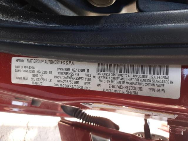 ZFBCFACH6EZ030001 Fiat 500l Lounge