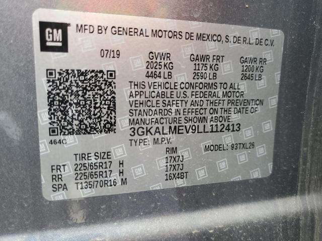 3GKALMEV9LL112413 GMC Terrain Sle