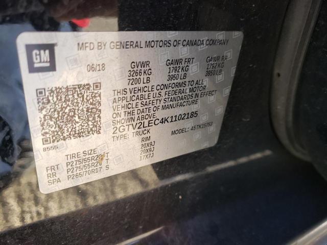 2GTV2LEC4K1102185 GMC Sierra Limited K1500