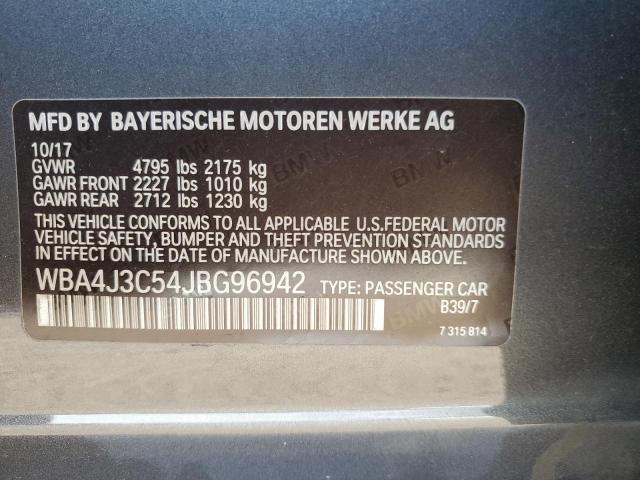 WBA4J3C54JBG96942 BMW 430xi Gran Coupe