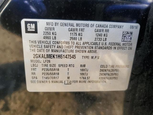 2GKALMEK1H6147545 GMC Terrain Sle