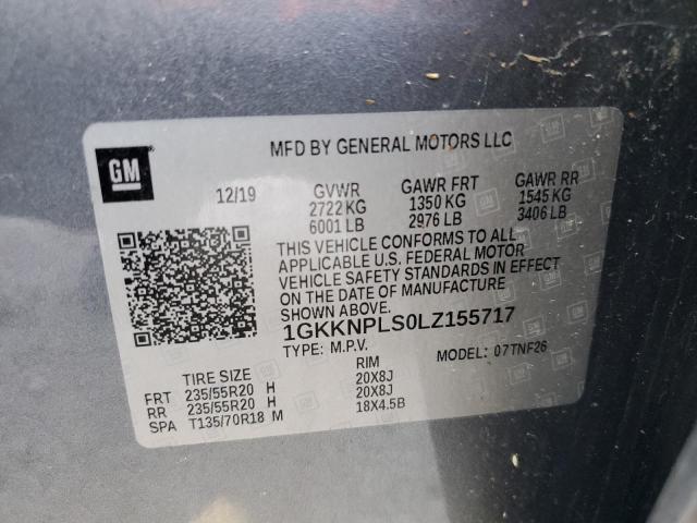 1GKKNPLS0LZ155717 GMC Acadia Denali
