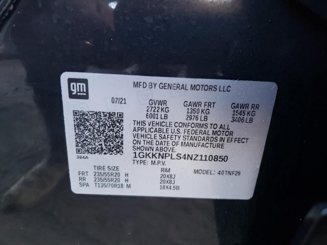1GKKNPLS4NZ110850 GMC Acadia Denali