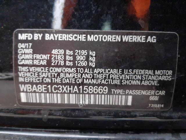WBA8E1C3XHA158669 BMW 330e