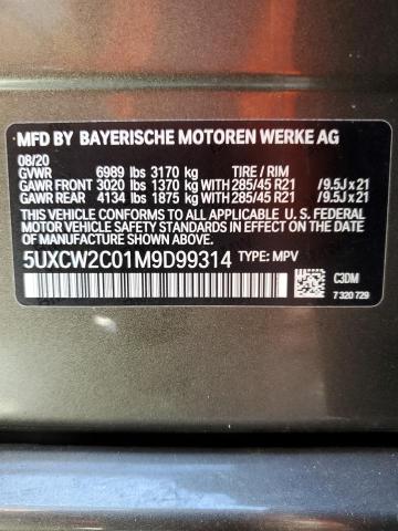5UXCW2C01M9D99314 BMW X7 Xdrive40i