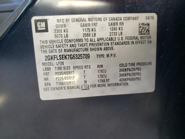 2GKFLSEK7G6325709 GMC Terrain Sle