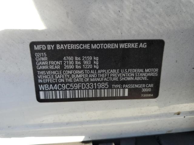 WBA4C9C59FD331985 BMW 428 Xi Gran Coupe Sulev