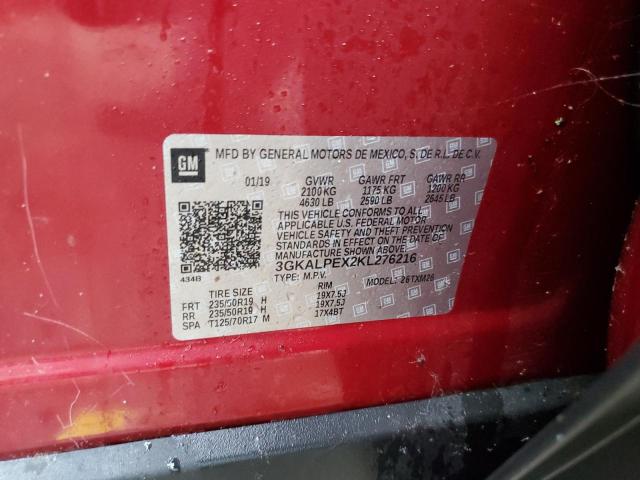 3GKALPEX2KL276216 GMC Terrain Slt