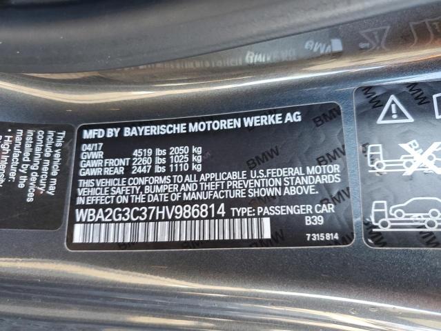 WBA2G3C37HV986814 BMW M240XI