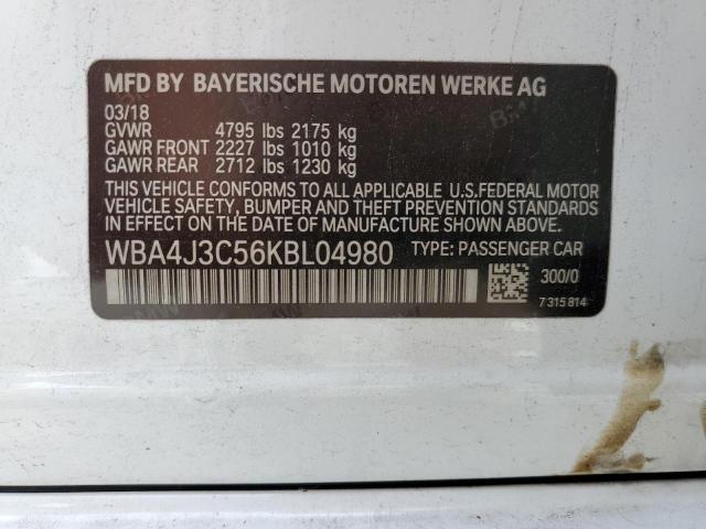 WBA4J3C56KBL04980 BMW 430xi Gran Coupe