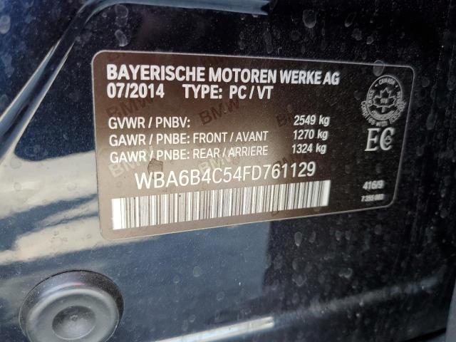 WBA6B4C54FD761129 BMW 650 Xi Gran Coupe
