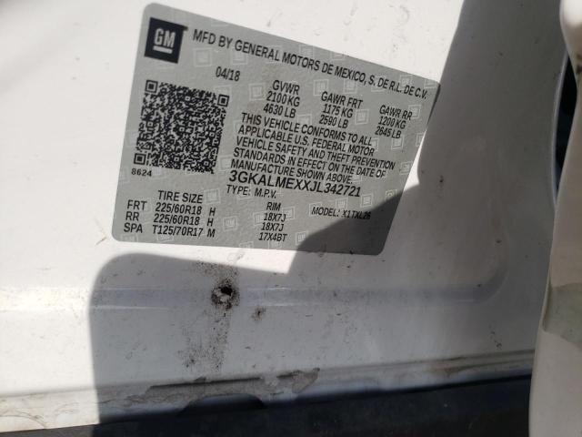 3GKALMEXXJL342721 GMC Terrain Sle