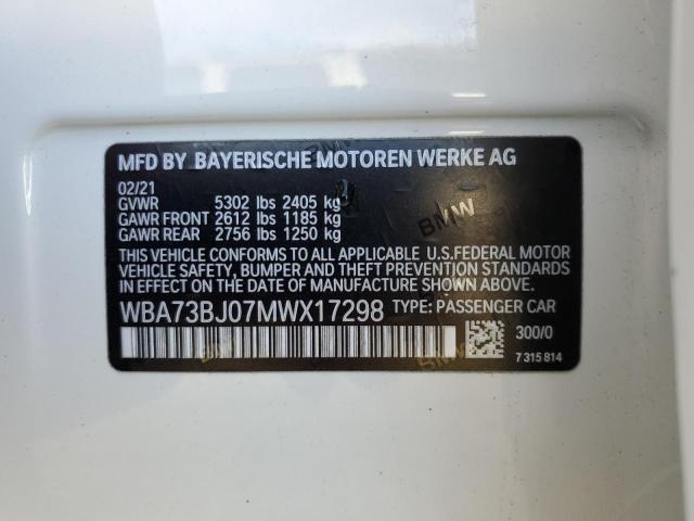 WBA73BJ07MWX17298 BMW 540 XI