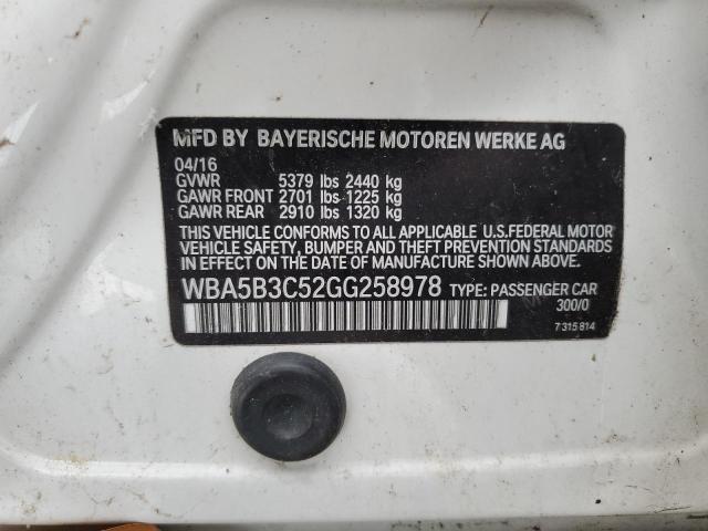 WBA5B3C52GG258978 BMW 535 XI